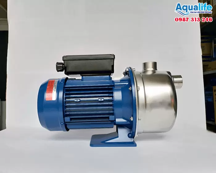 Cấu tạo máy bơm EWARA JEXM 075 đầu bơm inox sáng bóng chống ăn mòn
