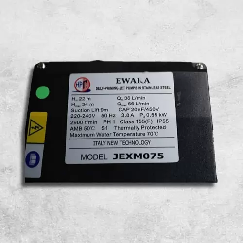 Máy bơm đầu JET EWARA JEXM 075 - Ảnh 4