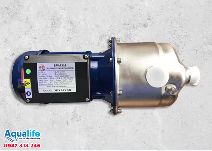 Máy bơm ly tâm EWARA JEXM 150 đầu inox 9 Ưu điểm máy bơm EWARA JEXM 150 cột áp 51m lưu lượng 80L/phút