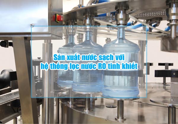 san xuat nuoc sach voi he thong loc nuoc ro tinh khiet