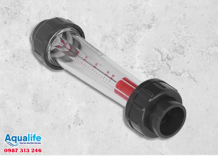 Cách đọc chỉ số lưu lượng kế LZS-32 qua vị trí mặt trên viên bi nổi