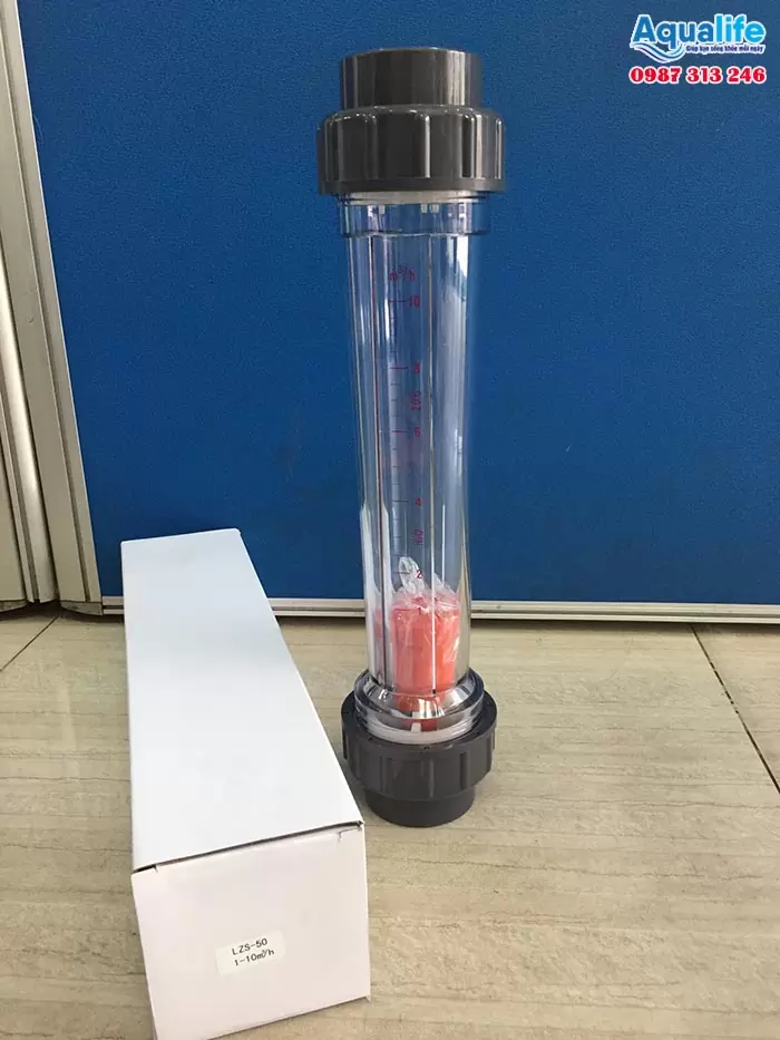 LZS-50 1-10m3/h dạng long dán keo D63 thiết bị đo lưu lượng chính xác