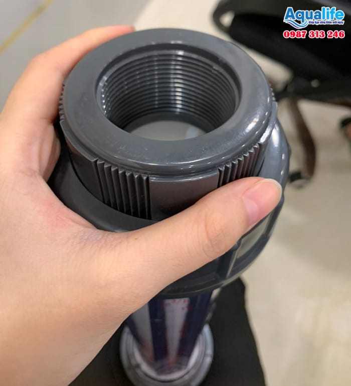 LZS-50 lưu lượng kế 1.6-16m3/h ren vặn Aqualife
