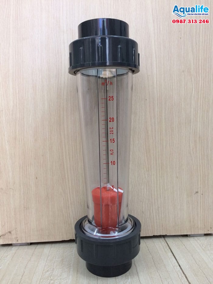 LZS-65 5-25 m3/h dán keo D75 lưu lượng kế ống nhựa short tube chính hãng Yuyao Kingtai