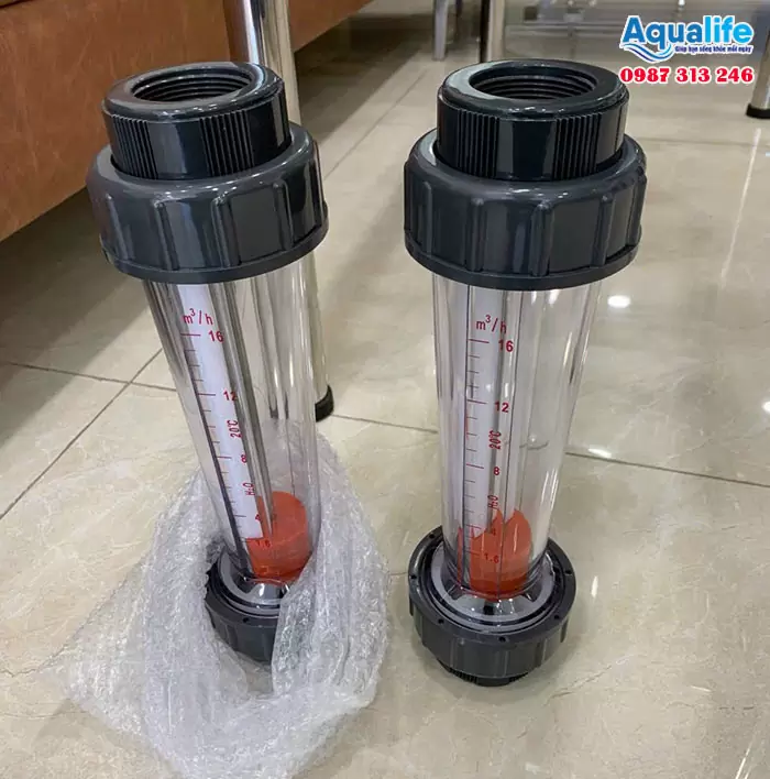 Thiết bị đo lưu lượng LZS-65 5-25m3/h chất liệu ABS AS nhiệt độ 0-60°C