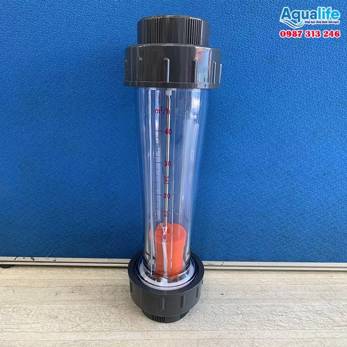 Lưu lượng kế LZS-65 8-40 m3/h vặn ren 60 chính hãng Yuyao Kingtai