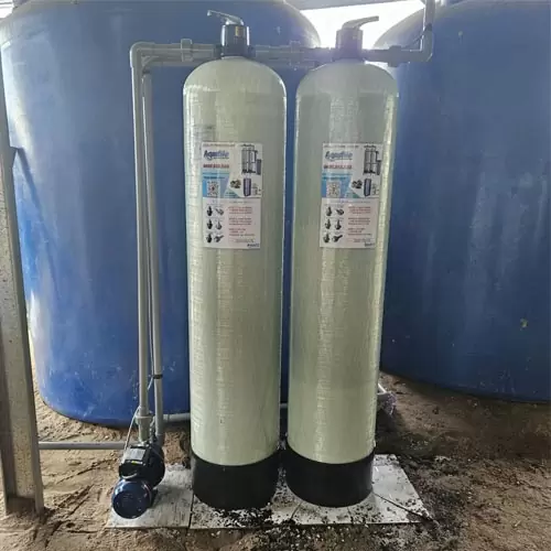 Hệ thống 2 cột 1252 composite lọc nước giếng nhiễm phèn van tay