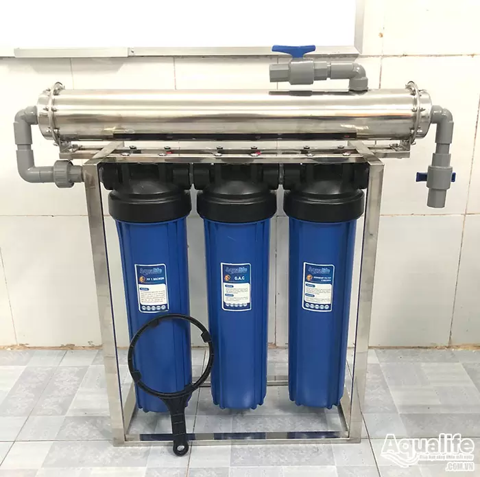 Lợi ích khi sử dụng cốc lọc 10 inch 20 inch trong gia đình 1 Bộ 3 cốc lọc 20 inch kết hợp với màng UF