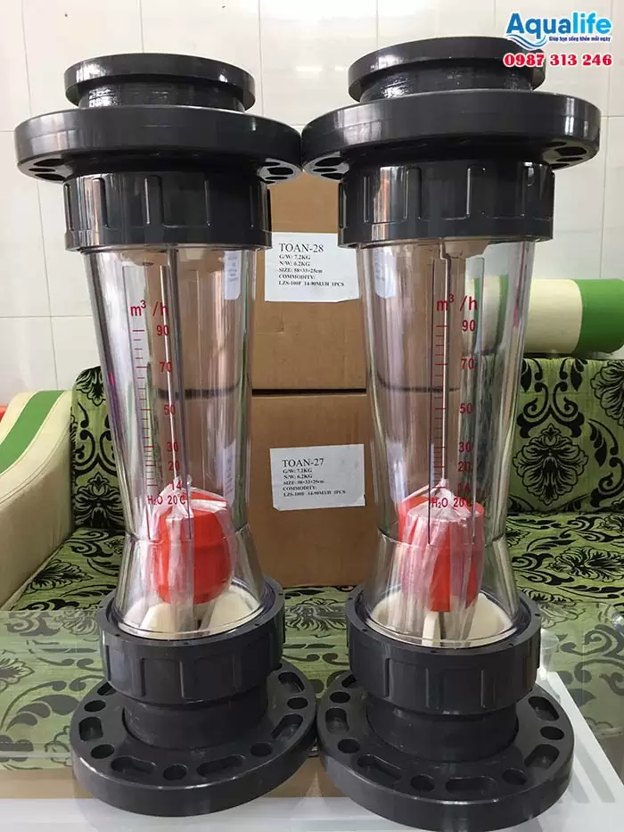 Lưu lượng kế mặt bích DN100 Yuyao Kingtai LZS-100F