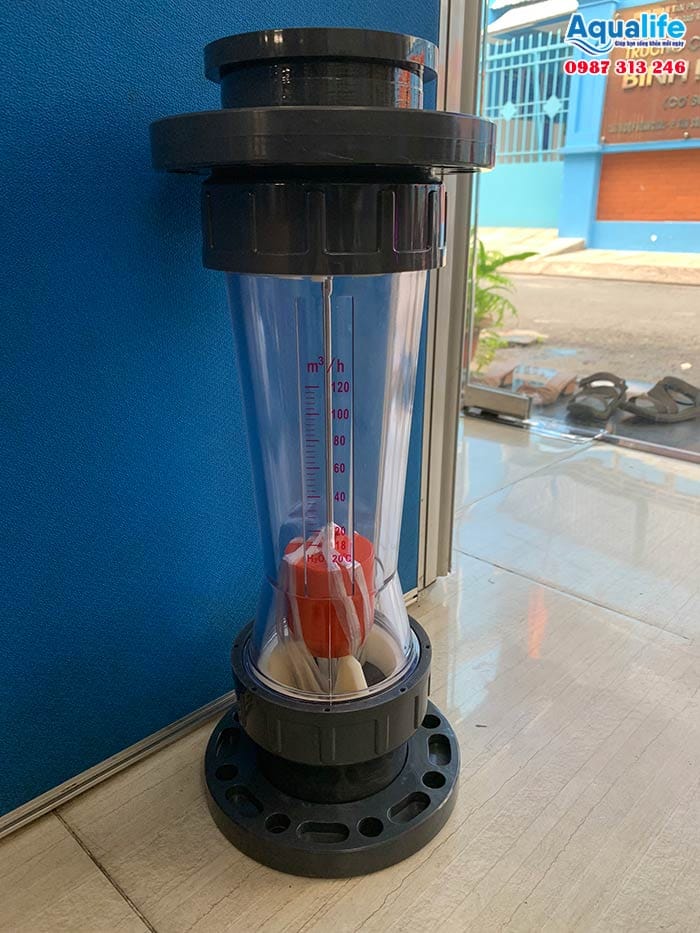 LZS-100F 18-120 m3/h mặt bích (flange tube) 6 Lưu lượng kế LZS-100F 18-120 m3/h mặt bích DN100