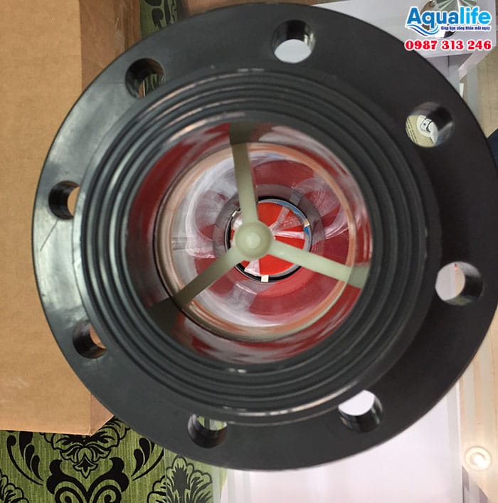 LZS-100F 18-120 m3/h mặt bích (flange tube) 7 Ống nhựa đo lưu lượng LZS-100F flange tube chính hãng