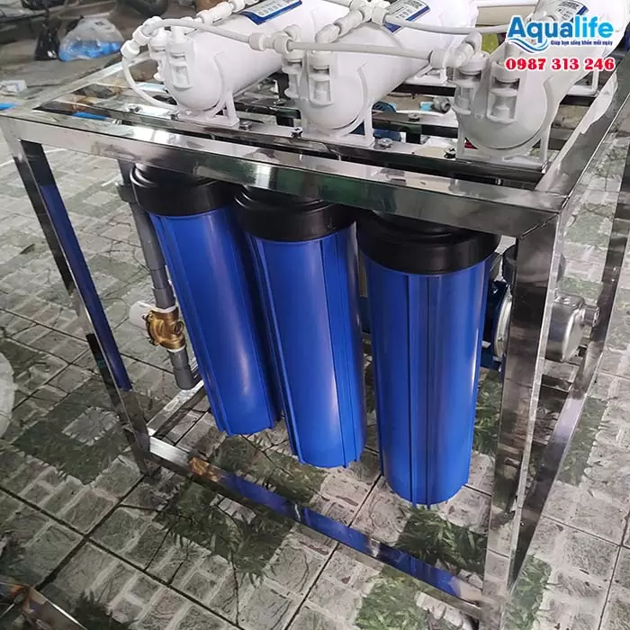 Máy lọc nước công nghiệp RO 160 L/h cho nhà máy