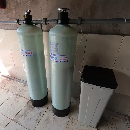 Bộ 2 cột composite 1252 van tay làm mềm nước 2 Bộ 2 cột composite 1252 van tay làm mềm nước - Ảnh 2