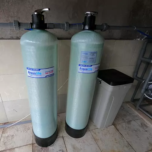 Bộ 2 cột composite 1252 van tay làm mềm nước 3 Bộ 2 cột composite 1252 van tay làm mềm nước - Ảnh 3