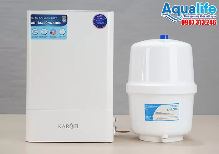 Máy lọc nước Karofi KAQ-U65 10 lõi chính hãng