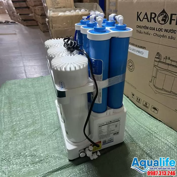 Máy lọc nước RO Karofi KAQ-U03 Pro công nghệ lọc thông minh
