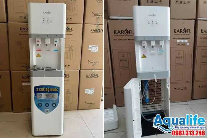 KAROFI HCV208 cây nước nóng lạnh nguội cho văn phòng