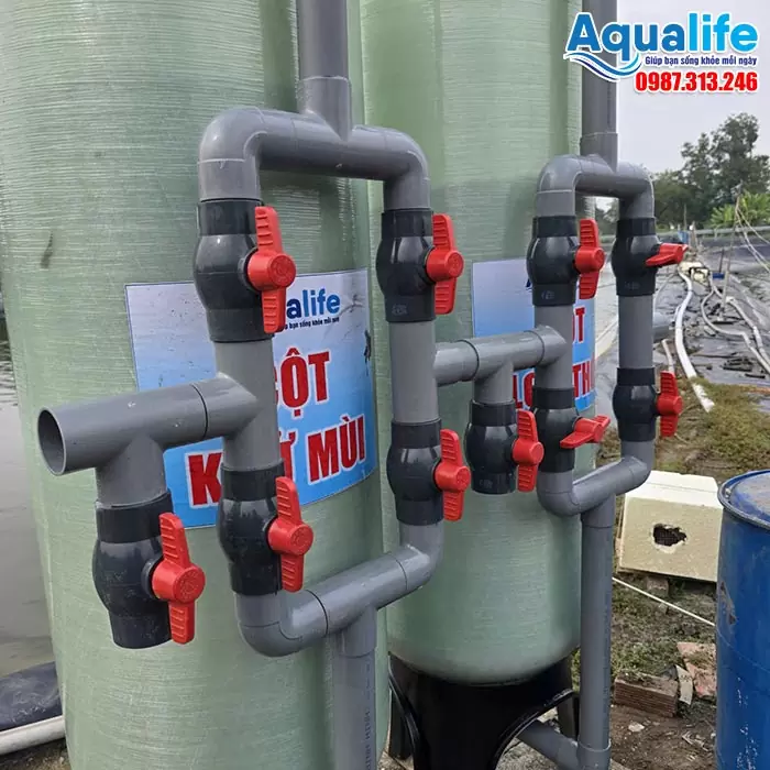Cột lọc nước Composite 2162 công suất lớn cho thủy sản