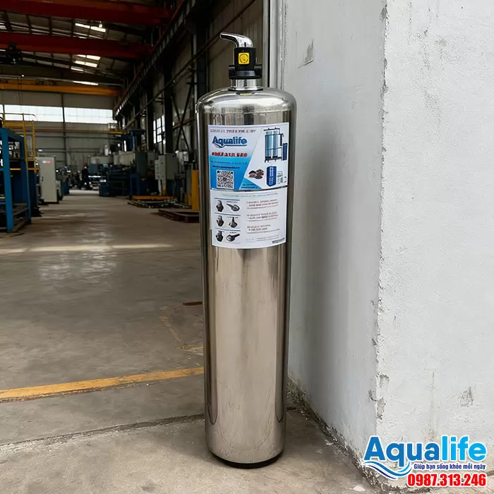 Hệ thống lọc phèn gia đình inox 304 - 1465 vận hành tay