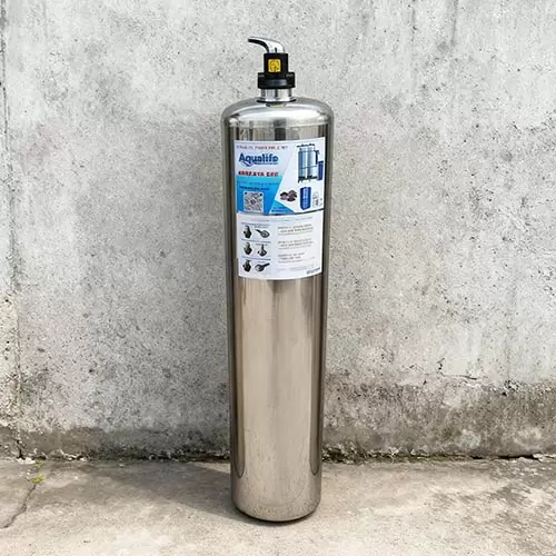 Bộ lọc phèn thủ công 1 trụ Inox 304 cao cấp 1465 - Ảnh 2
