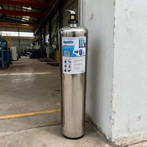 Bộ lọc phèn thủ công 1 trụ Inox 304 cao cấp 1465 - Ảnh 3