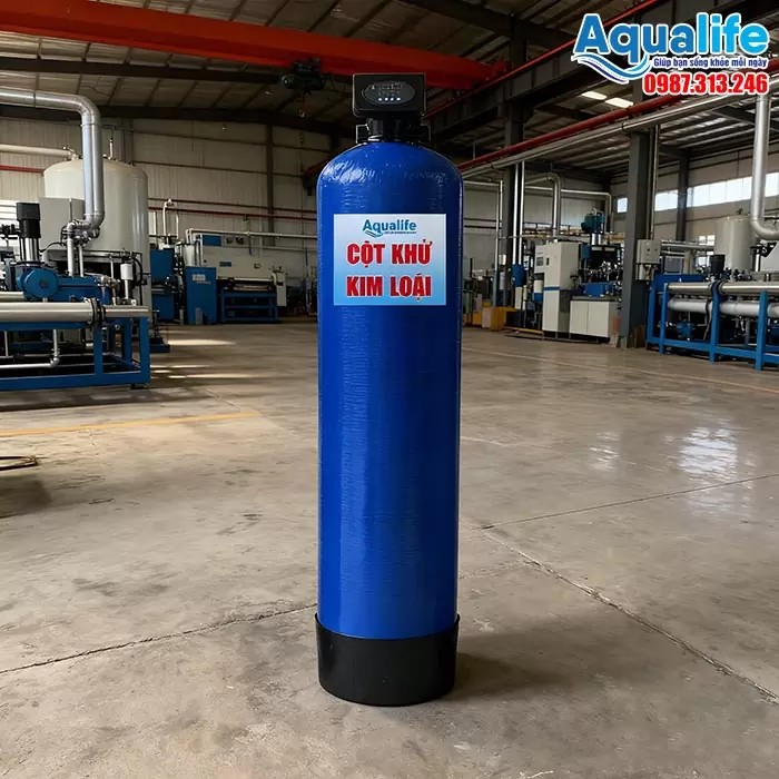 Thiết bị 1 trụ Composite 1665 lọc phèn tự động sục rửa