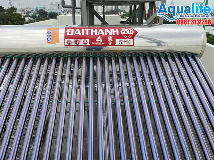 Bình nước nóng mặt trời Tân Á Đại Thành Gold 250 lít cao cấp