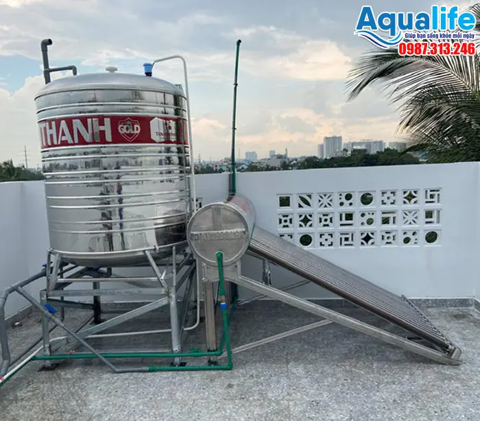 Máy nước nóng năng lượng mặt trời Đại Thành Gold 250L 58-24 chính hãng