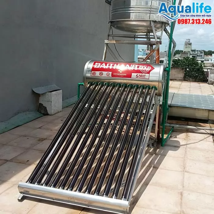 Máy nước nóng năng lượng mặt trời Đại Thành Gold 130L 58-12 chính hãng