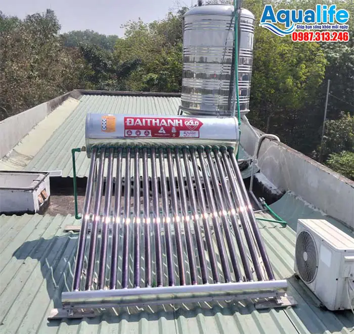 Nước nóng NLMT Gold 300L F70-20 Đại Thành 7 Máy nước nóng NLMT Gold 300L F70-20 Đại Thành 20 ống chân không phi 70