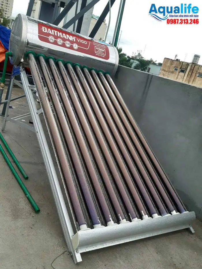 Hệ thống ống thủy tinh chân không F70 đường kính lớn - máy Đại Thành VIGO 150L