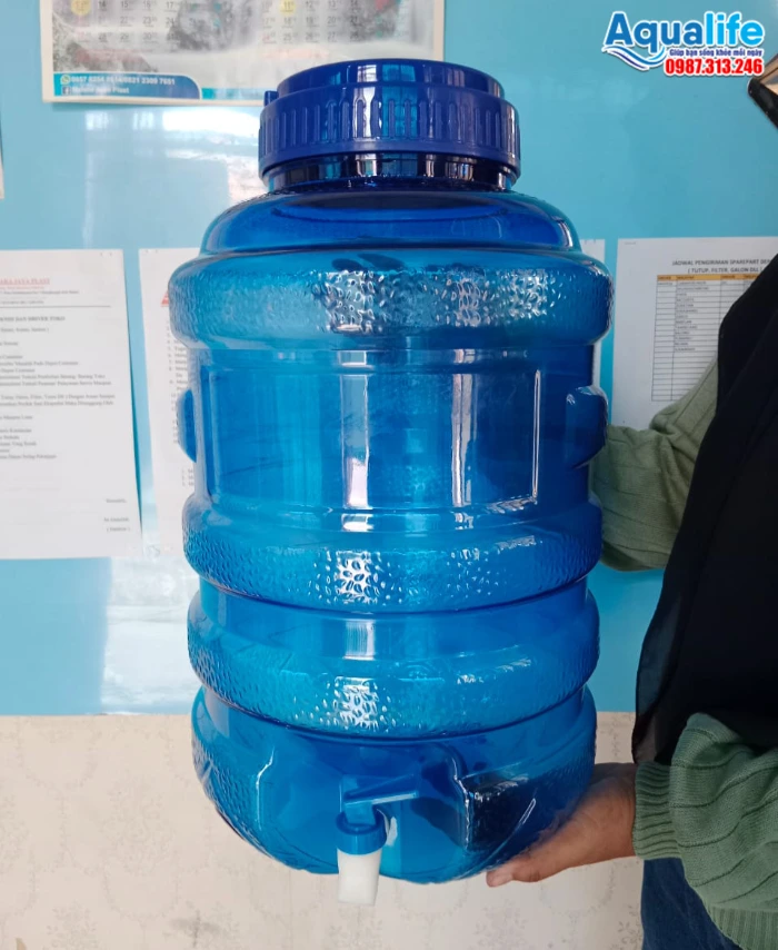Bình nước PET 20L đạt yêu cầu vệ sinh an toàn thực phẩm