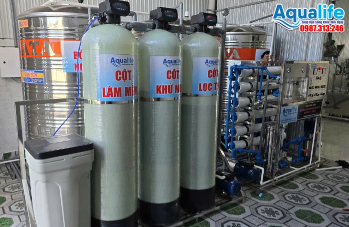 Công đoạn tiền xử lý trong dây chuyền lọc nước RO