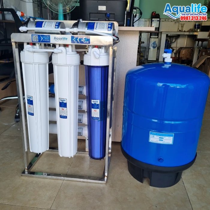 Máy lọc nước RO 80L/h cho trường học và doanh nghiệp
