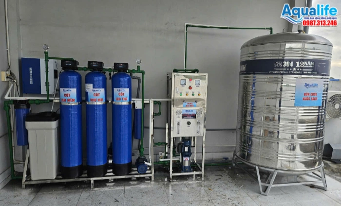 Hệ thống RO sản xuất nước tinh khiết chuẩn Bộ Y Tế