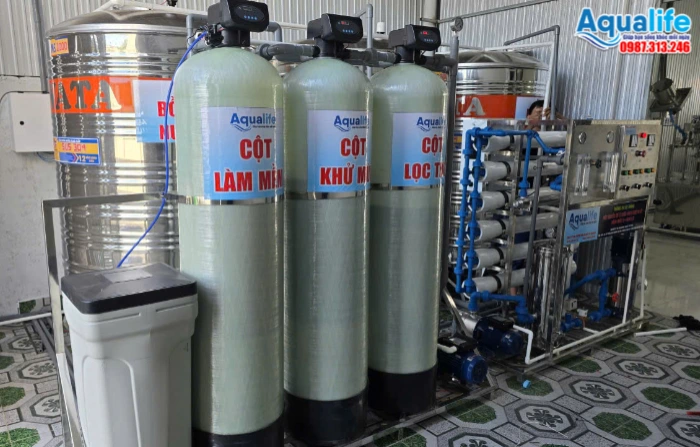 Dây chuyền lọc nước tinh khiết bằng công nghệ RO