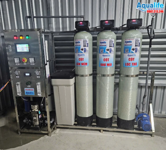 Hệ thống xử lý nước RO công suất lớn cho nhà máy