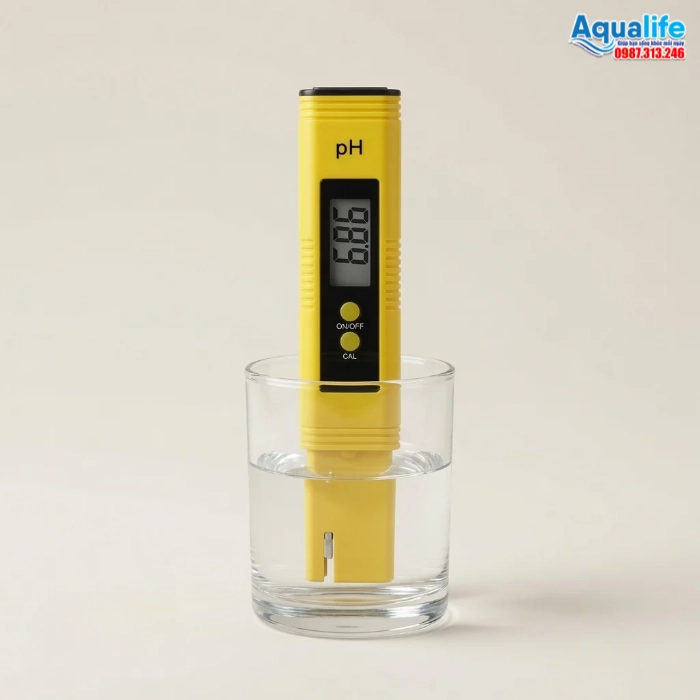 Hướng dẫn đo độ TDS Và pH nước đóng bình bằng thiết bị cầm tay 5 Bút đo pH cầm tay điện tử kiểm tra độ pH nước uống đạt mức chuẩn 6.86