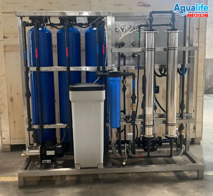 Dàn máy lọc RO công nghiệp khử khoáng bảo vệ dàn ống lò hơi