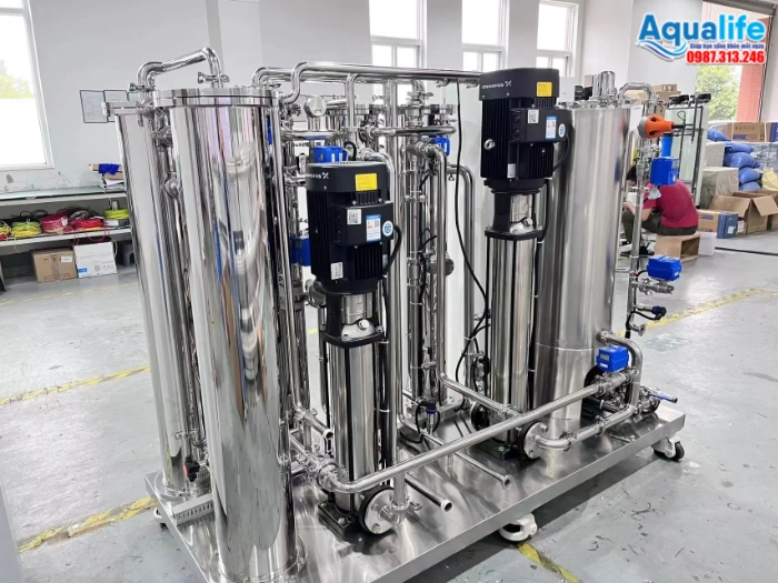 Khung skid lọc RO chạy thận nhân tạo chuẩn ISO 23500