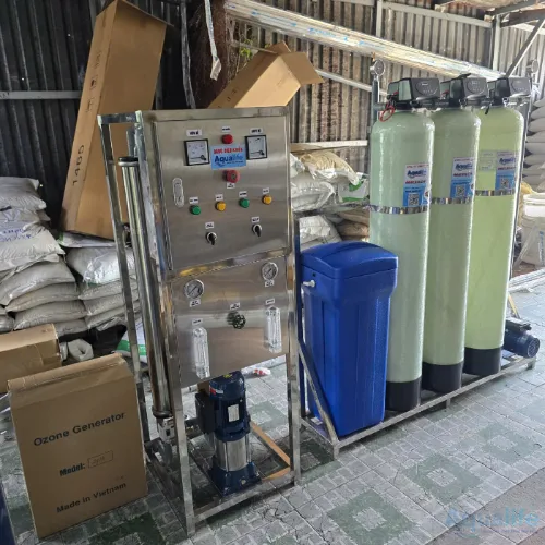 Máy lọc nước RO công nghiệp 250 l/h tự động chuẩn BYT 1 Máy lọc nước RO công nghiệp 250 l/h tự động chuẩn BYT