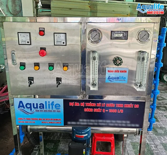 Các vị trí lắp đặt đồng hồ đo áp suất bắt buộc trên hệ thống lọc nước RO Aqualife