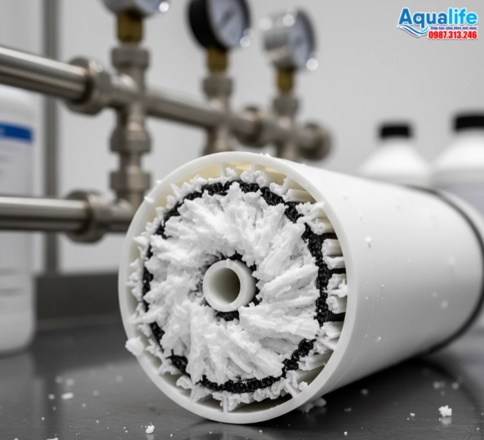 Cơ chế polyme hóa axit monosilicic và đóng cáu cặn silica trên bề mặt màng lọc thẩm thấu ngược RO