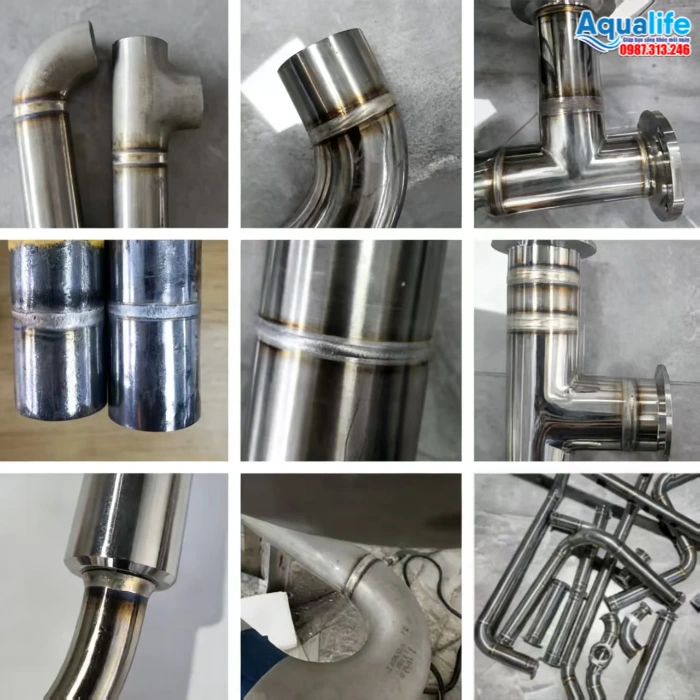 Thiết bị hàn tự động quỹ đạo Orbital Welding thực hiện nối ống inox vi sinh 316L có bảo vệ khí trơ Argon